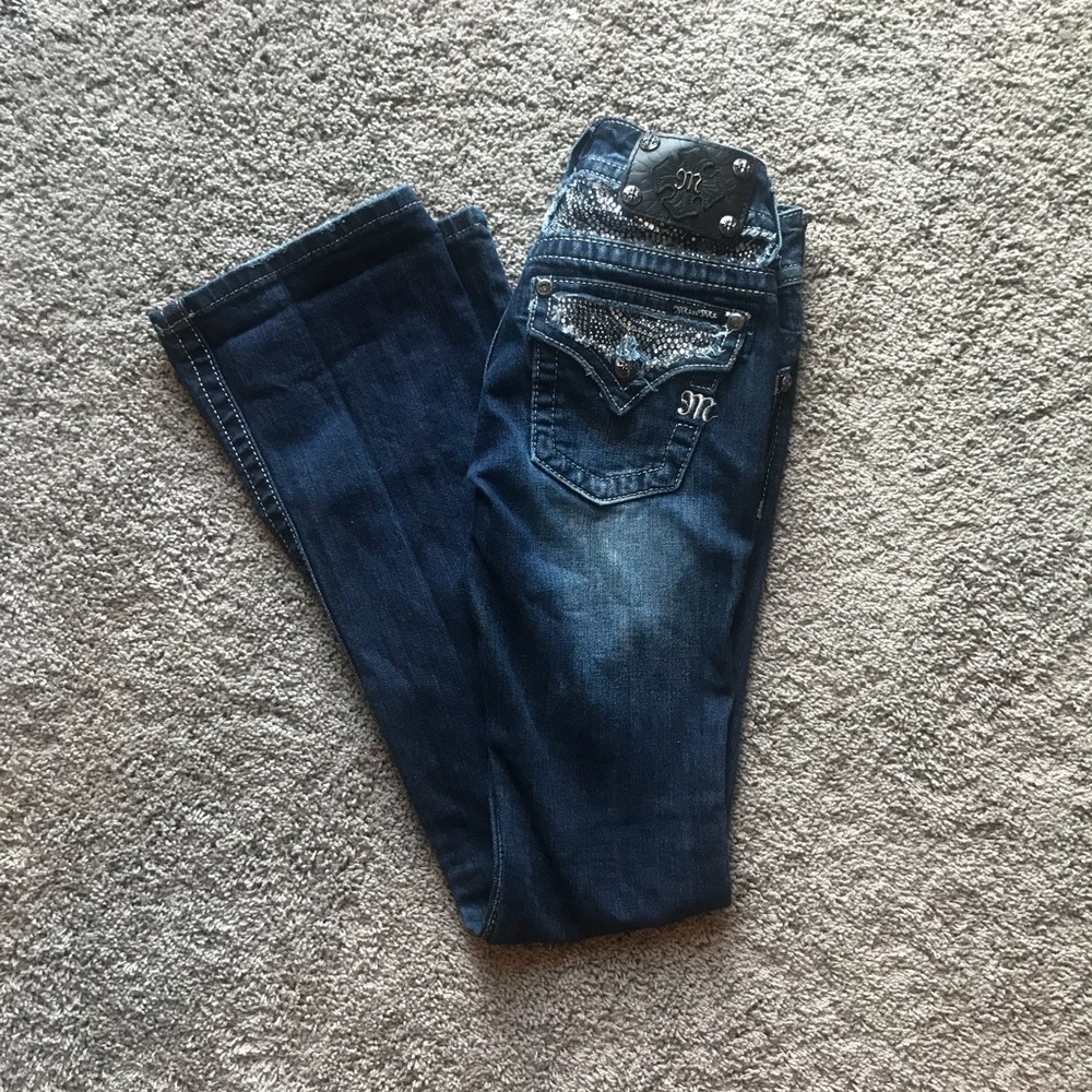 Miss Me Bootcut Jeans Size 24, Inseam 34